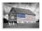 Stupell Industries Black & White Barn with American Flag Wall Plaque